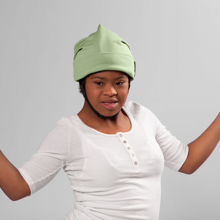 Lenny Summer khaki Medical Grade Fashionable Helmet kids girl