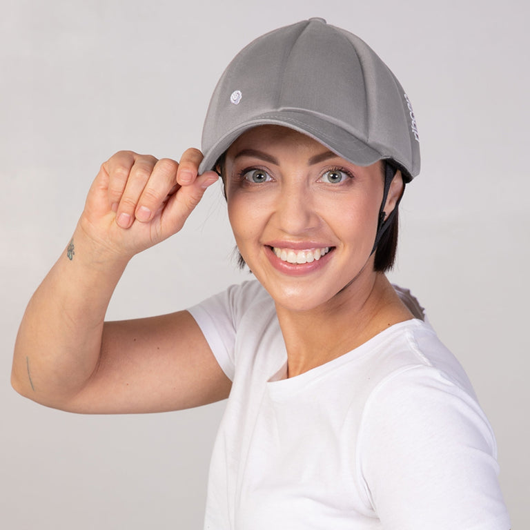 Protective Medical Helmet: Baseball Cap Platin / Large / Extra Large